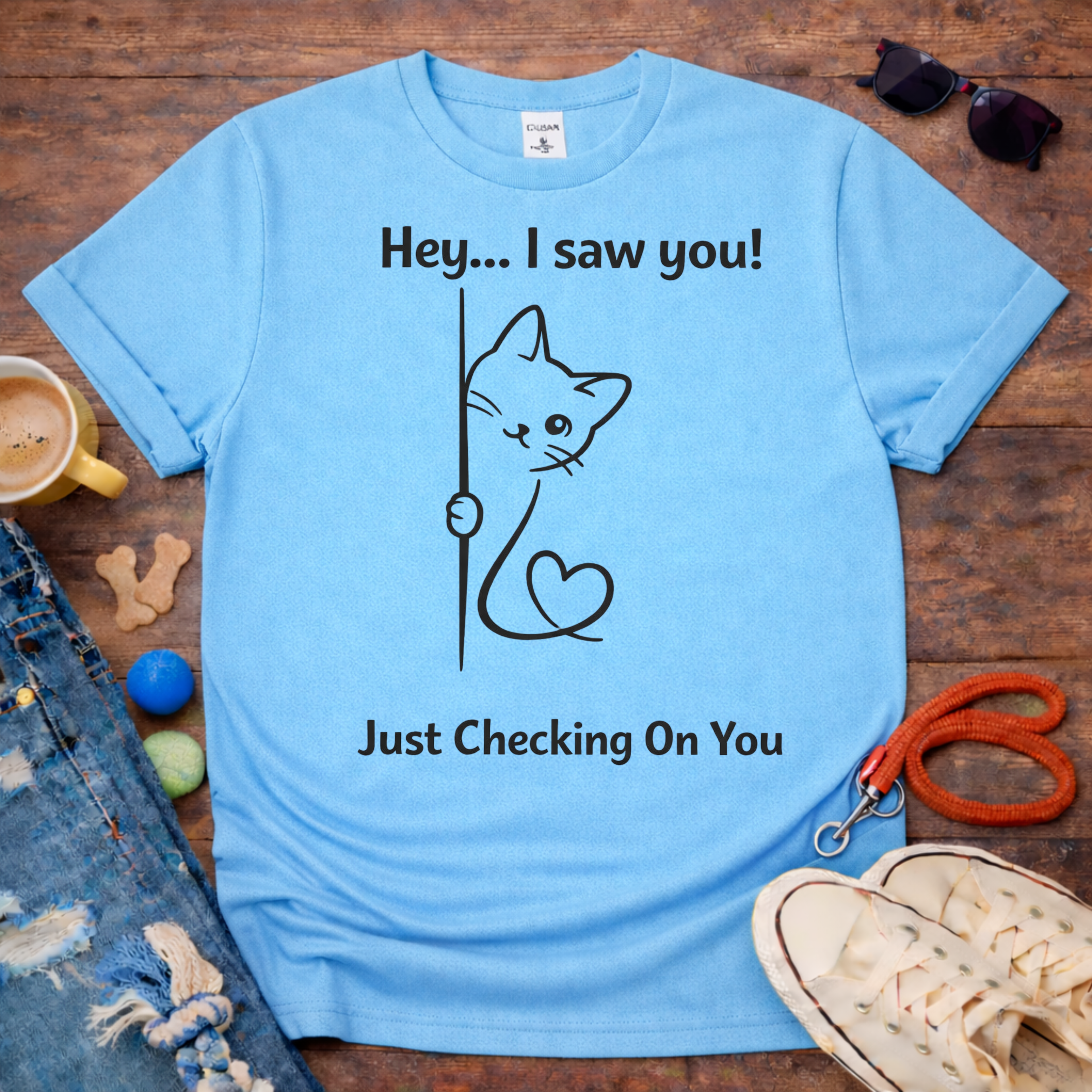 Winking cat T-Shirt