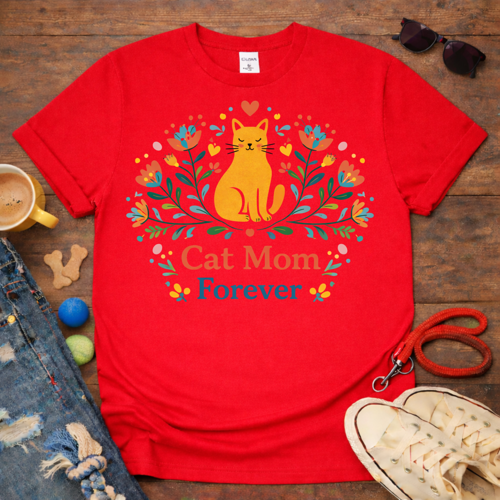 Cat Mom T-Shirt