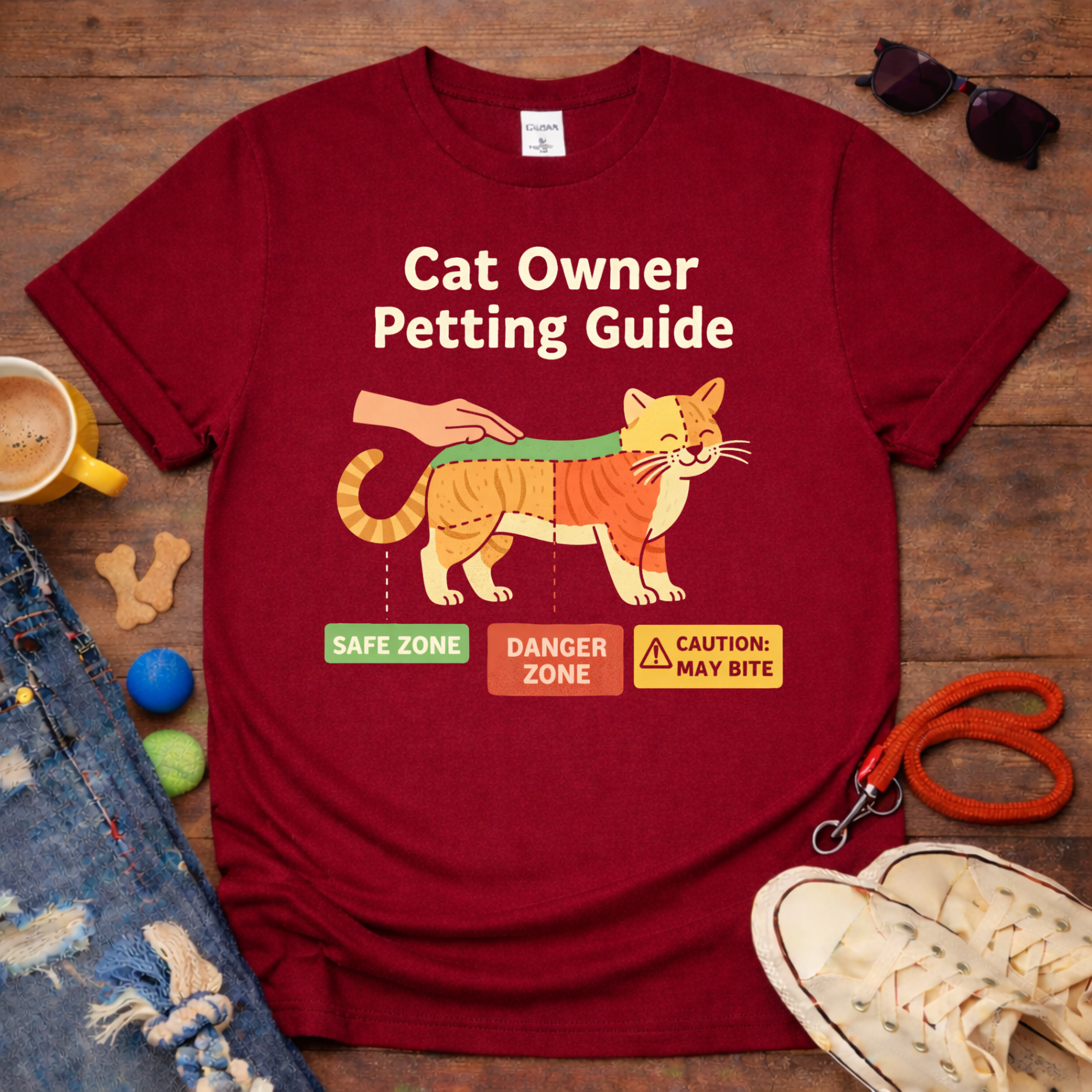 😻🌼Cat Petting Guide T-Shirt🌼😻