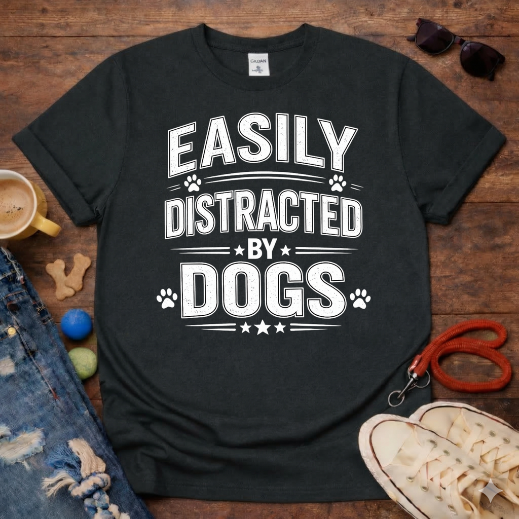 🐾Distracted by dogs T-Shirt🐾