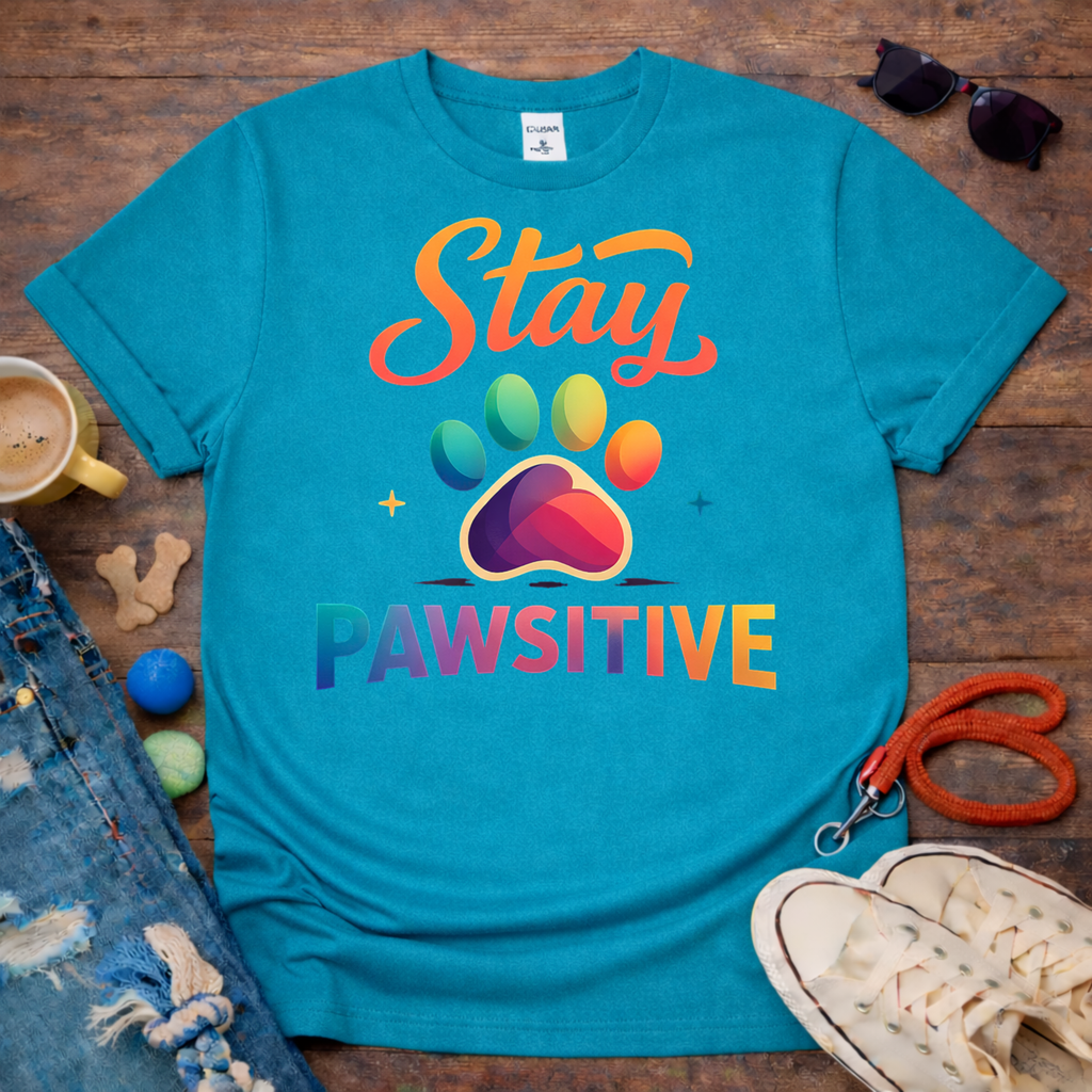 Stay PAWsitive T-Shirt