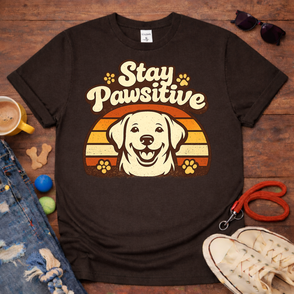 😊🐾Stay Pawsitive T-Shirt🐾😊