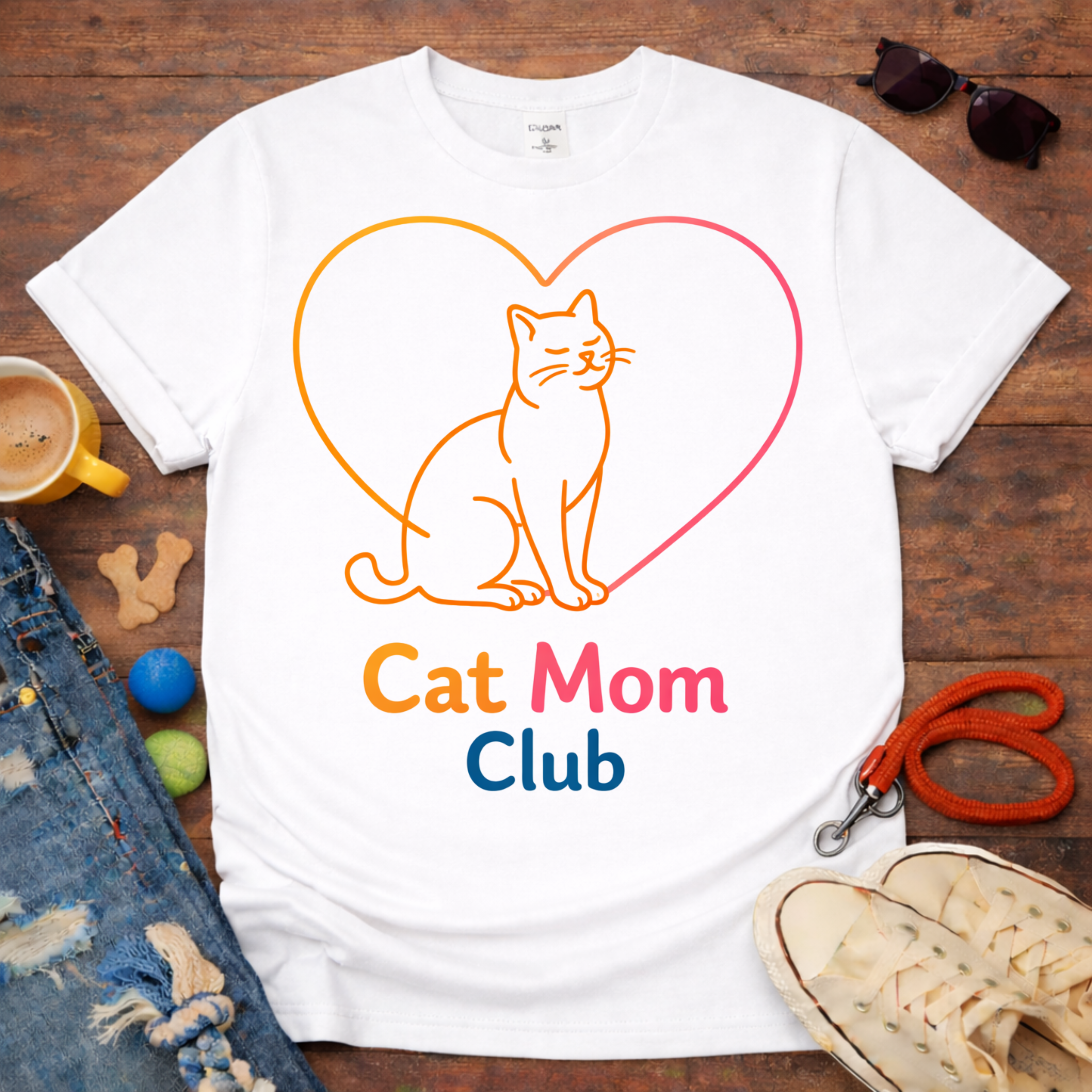 😻Cat Mom Club T-Shirt😻