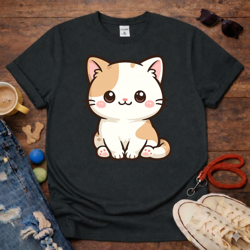 Kawaii cat T-shirt