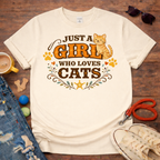 Girls Who Loves Cats II T-Shirt