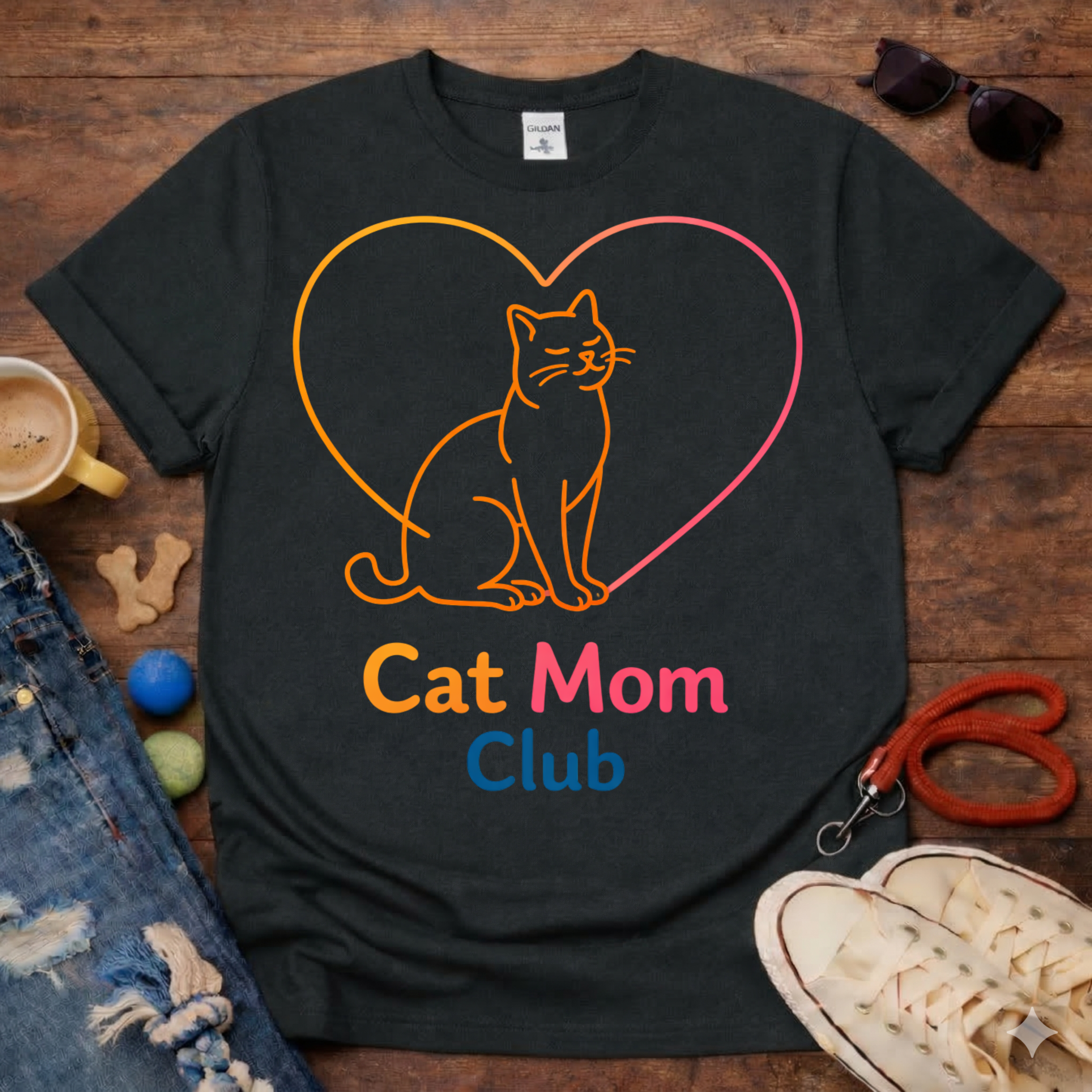 😻Cat Mom Club T-Shirt😻
