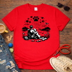 Dog and Me looking at the sun T-Shirt