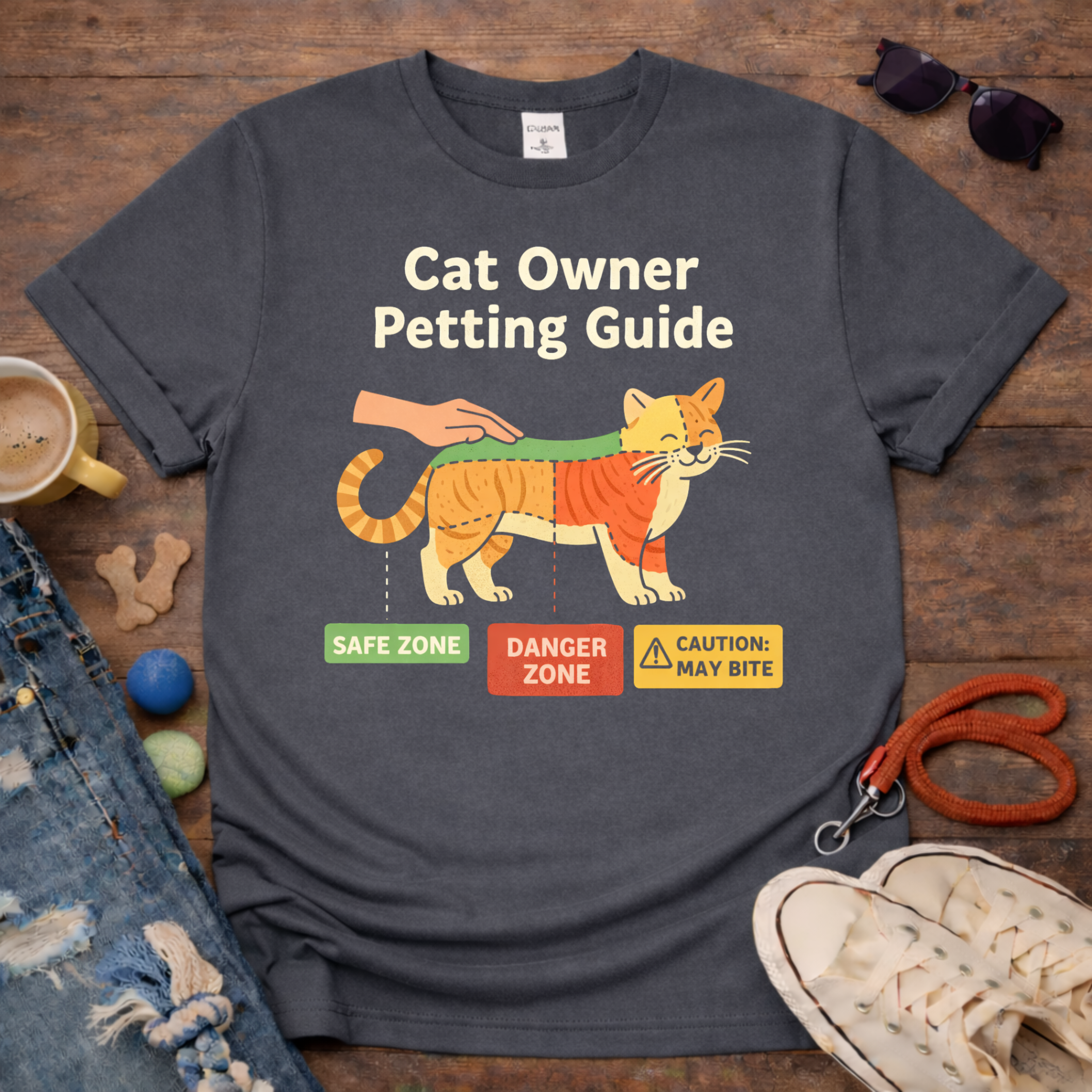 😻🌼Cat Petting Guide T-Shirt🌼😻