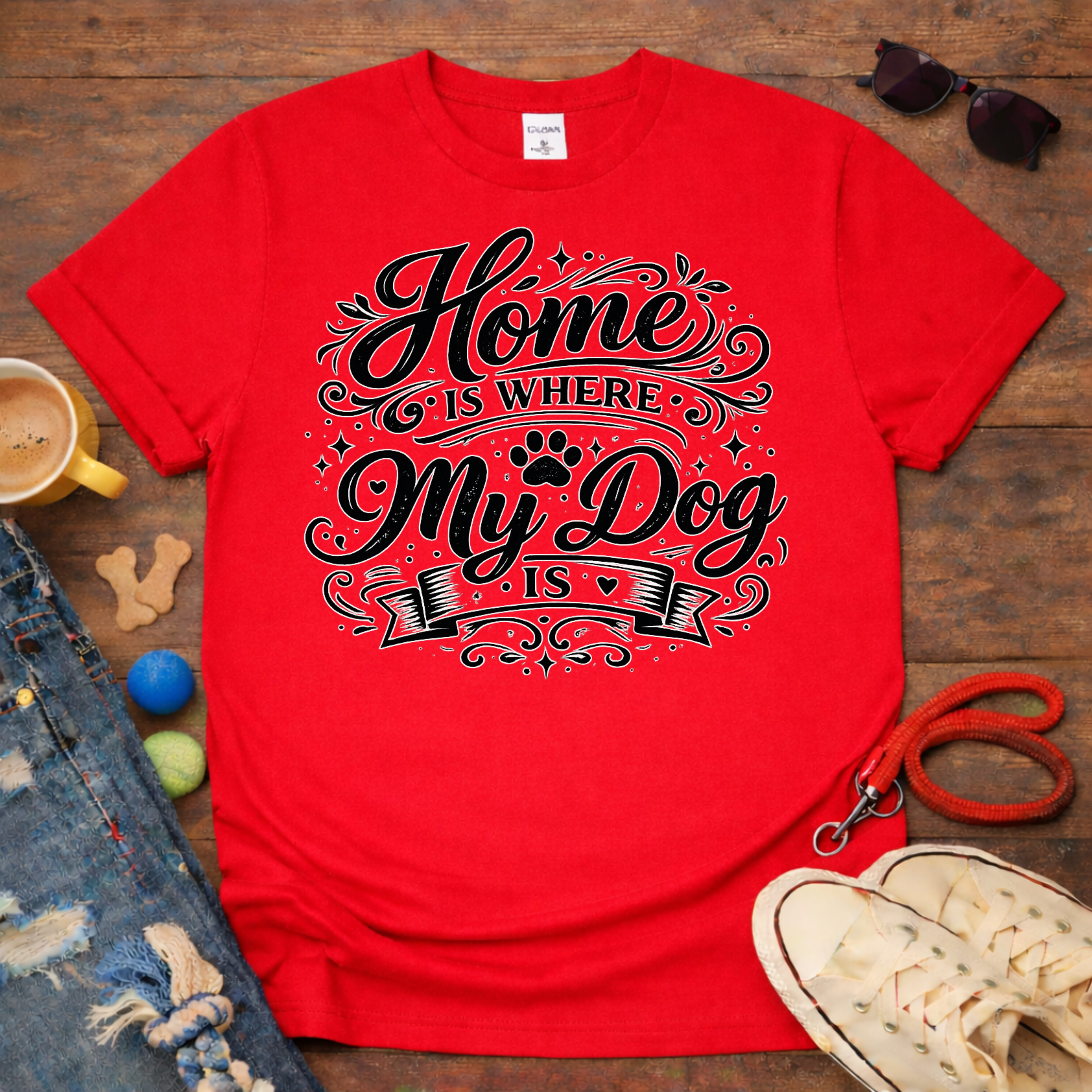 Home is where my dog is T-Shirt