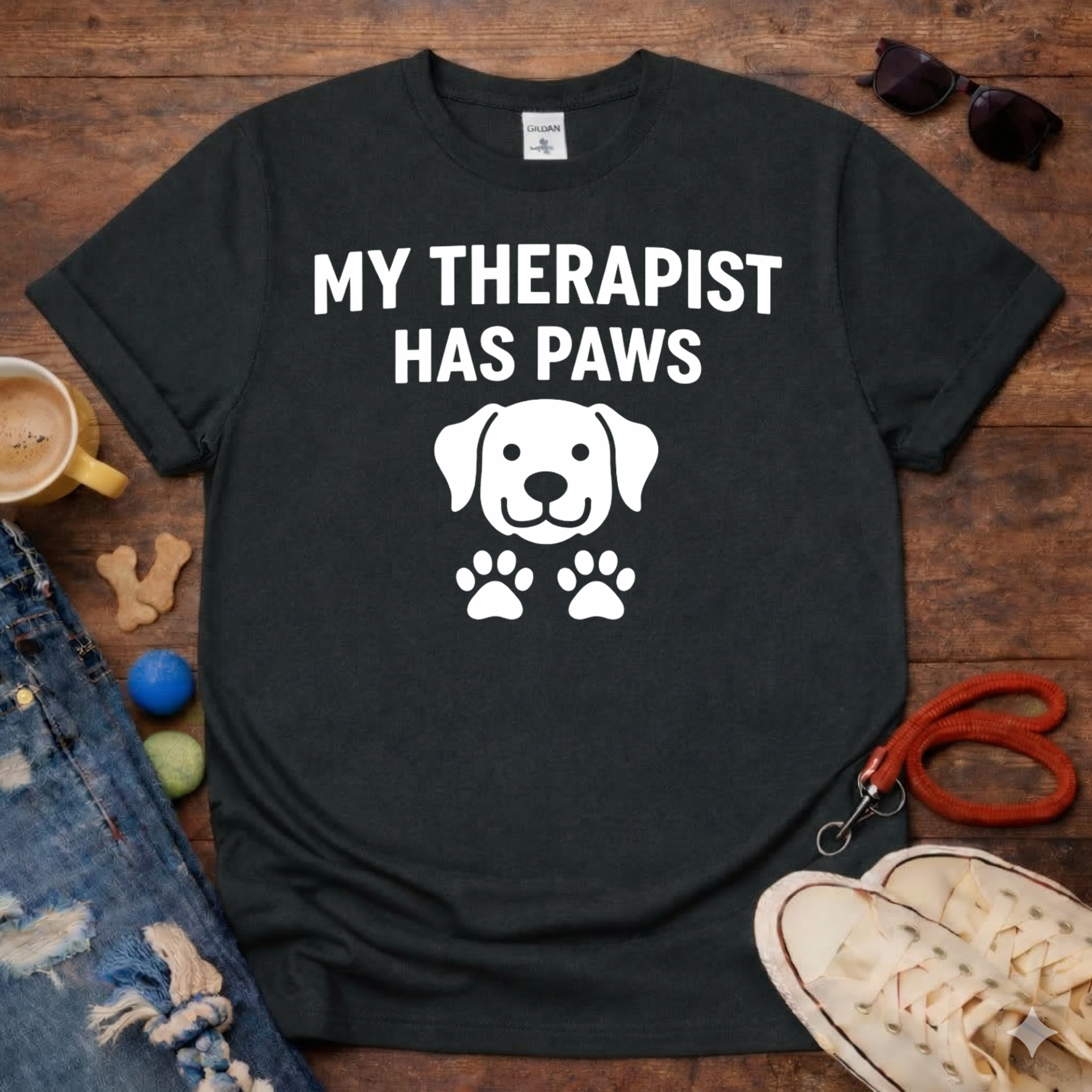 My therapist has PawsT-Shirt