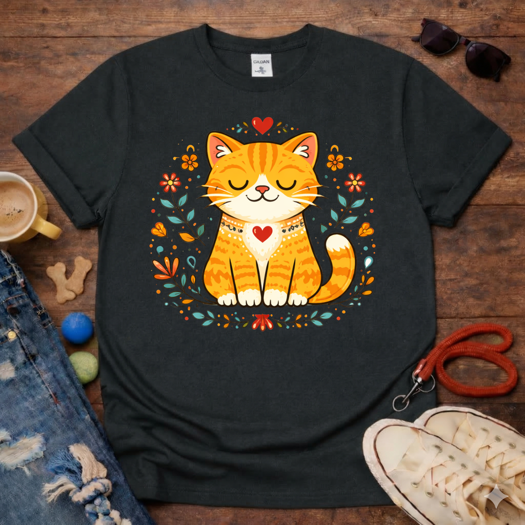 🌸Cute Flower Cat T-shirt🌸