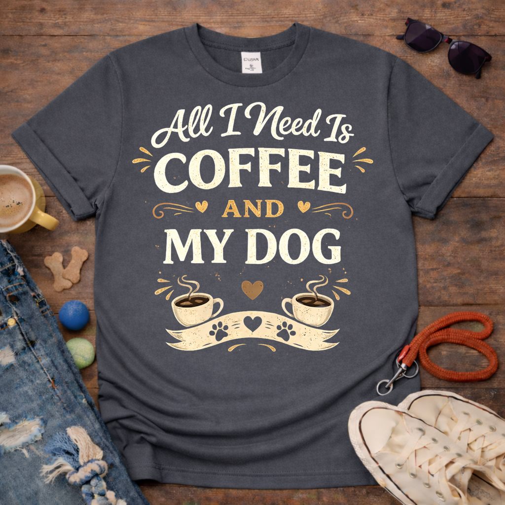 ❤️Coffee and My Dog T-Shirt❤️