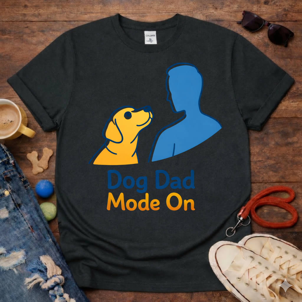 Dog Dad Mode On T-Shirt