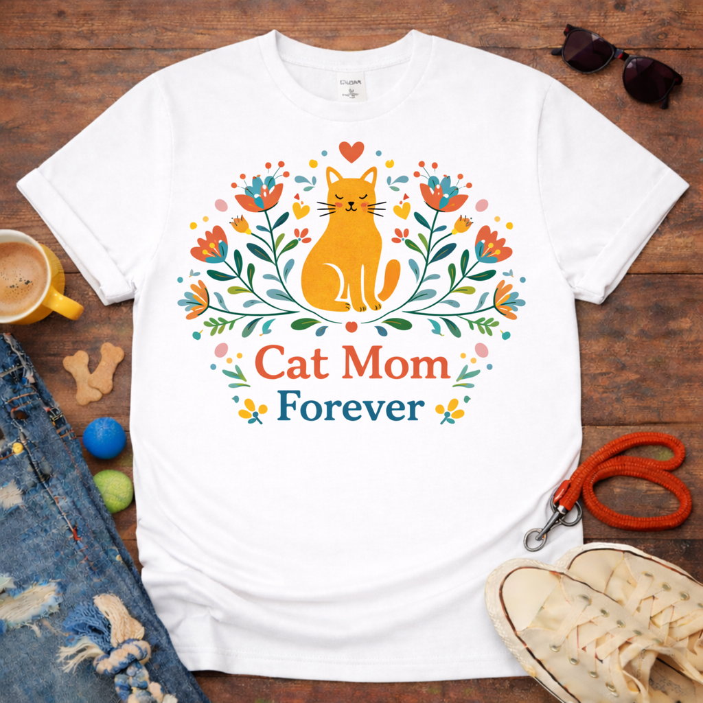 Cat Mom T-Shirt