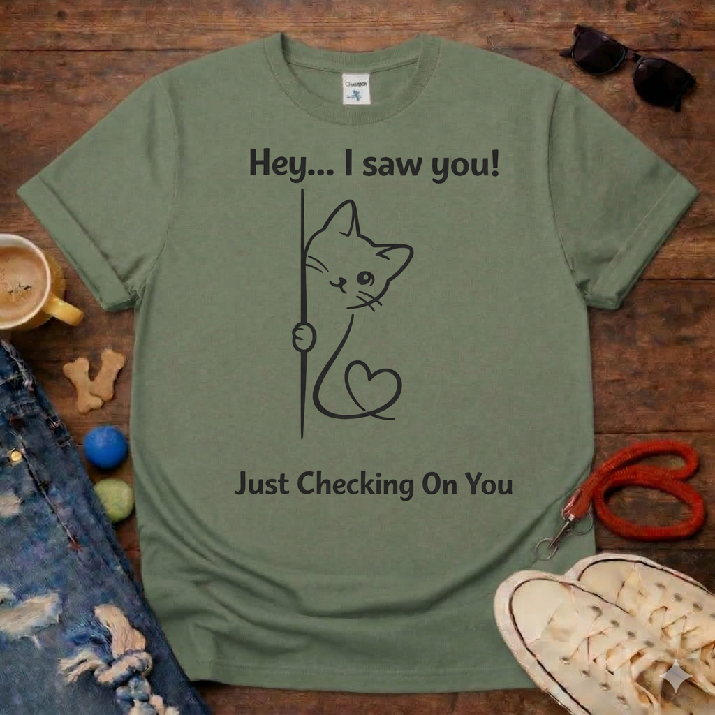 Winking cat T-Shirt