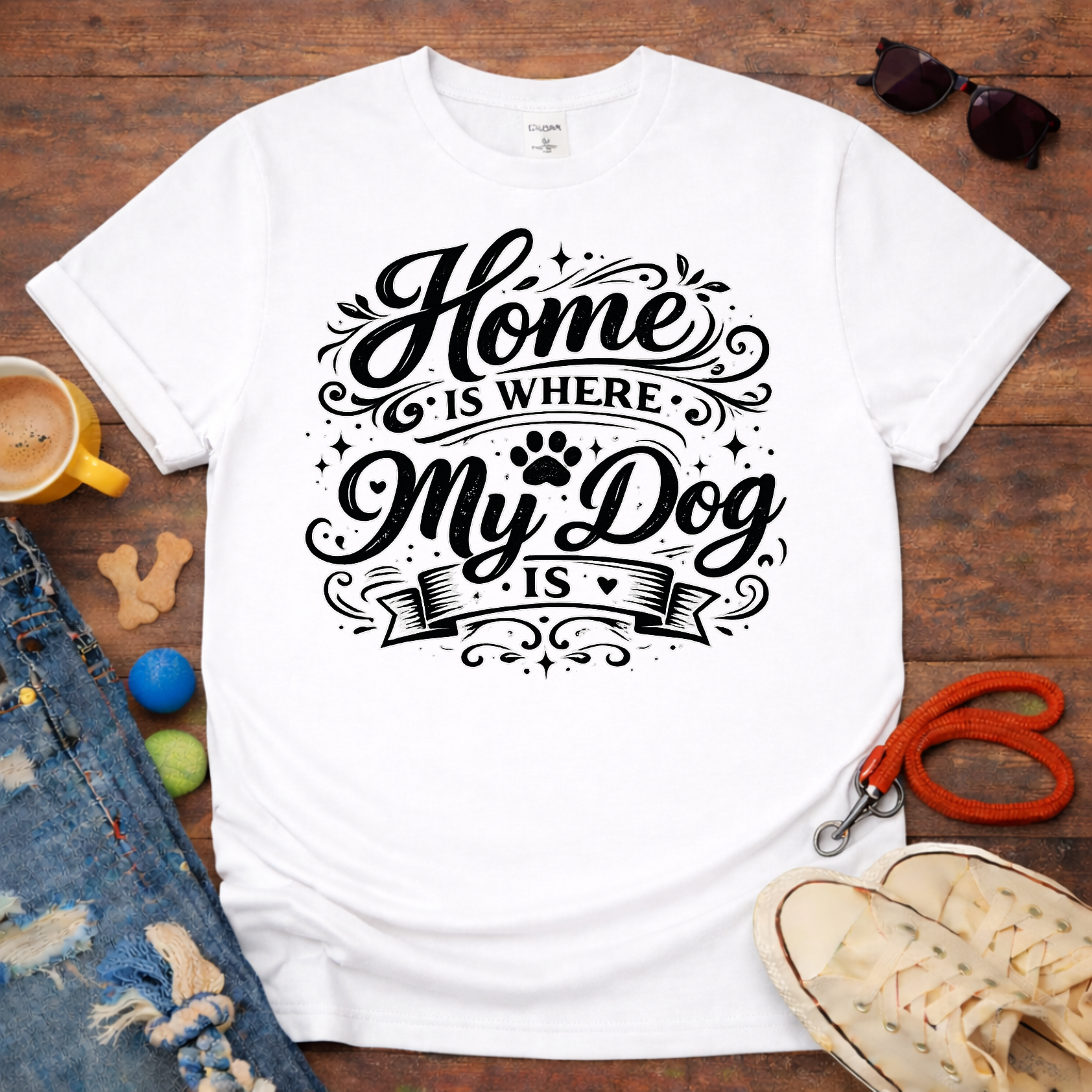 Home is where my dog is T-Shirt