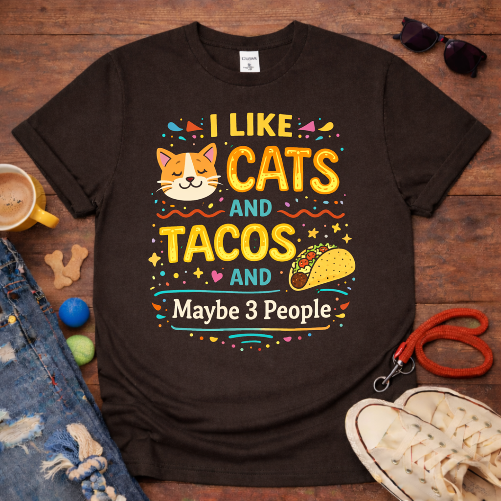 😻Love Cats and Tacos T-Shirt😻