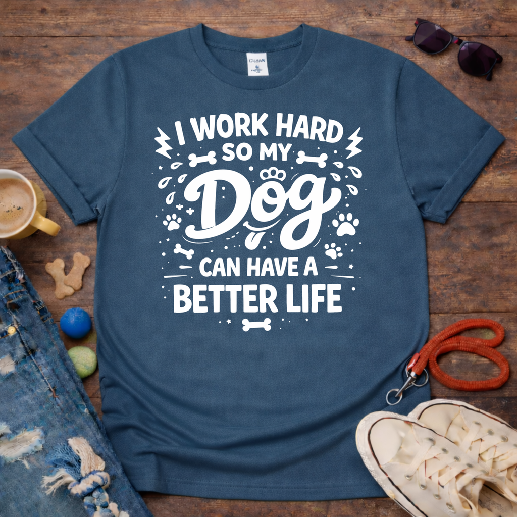 🦴🐕I work hard for my dog T-Shirt🦴🐕