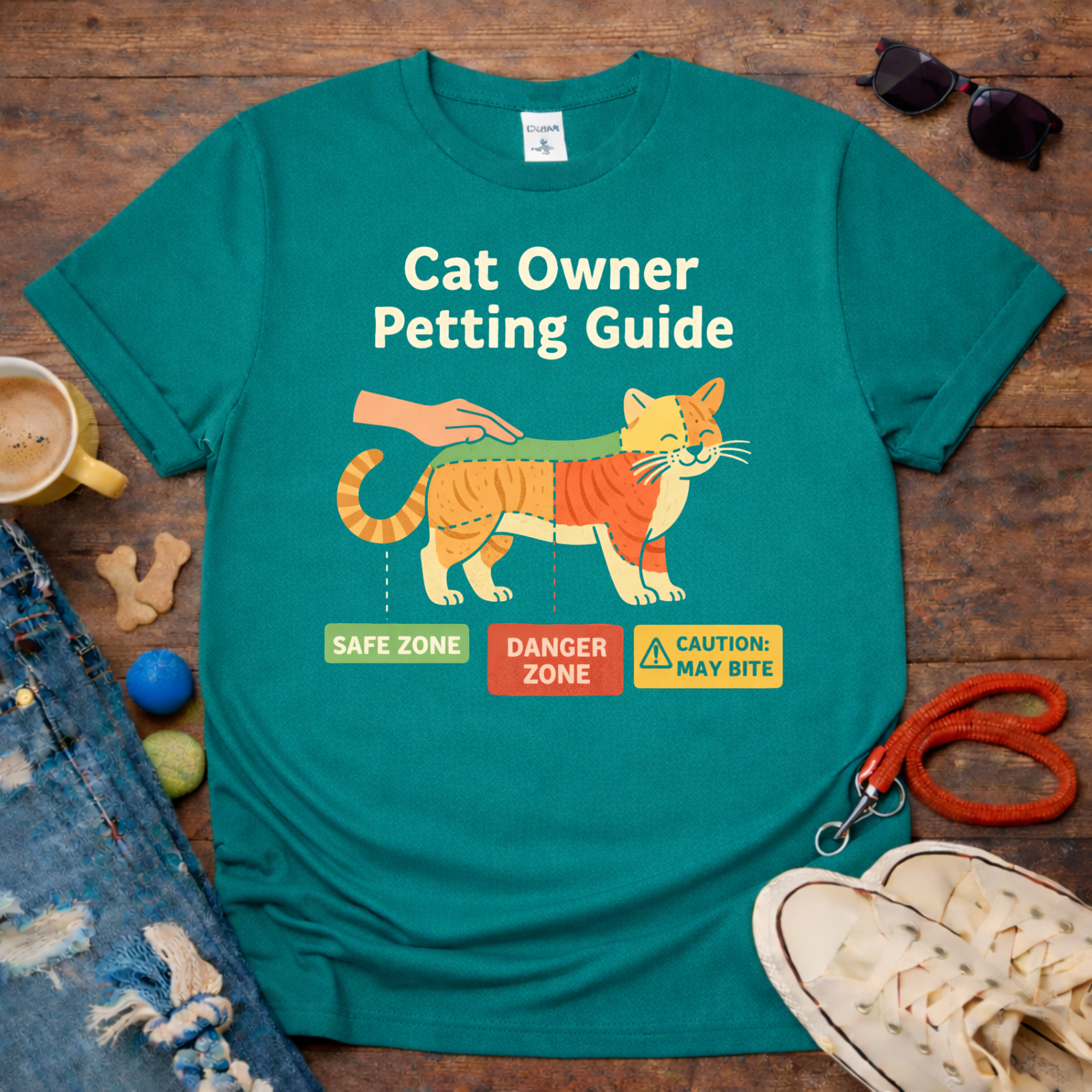 😻🌼Cat Petting Guide T-Shirt🌼😻
