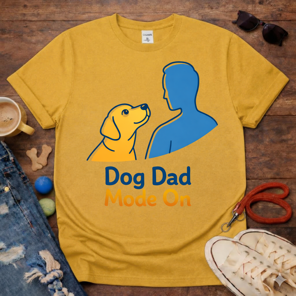 Dog Dad Mode On T-Shirt