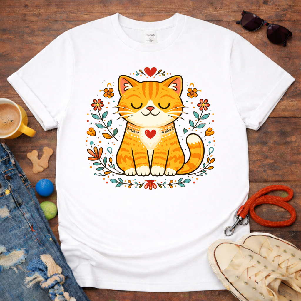 🌸Cute Flower Cat T-shirt🌸