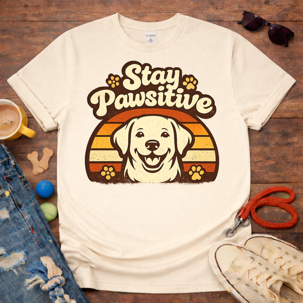 😊🐾Stay Pawsitive T-Shirt🐾😊