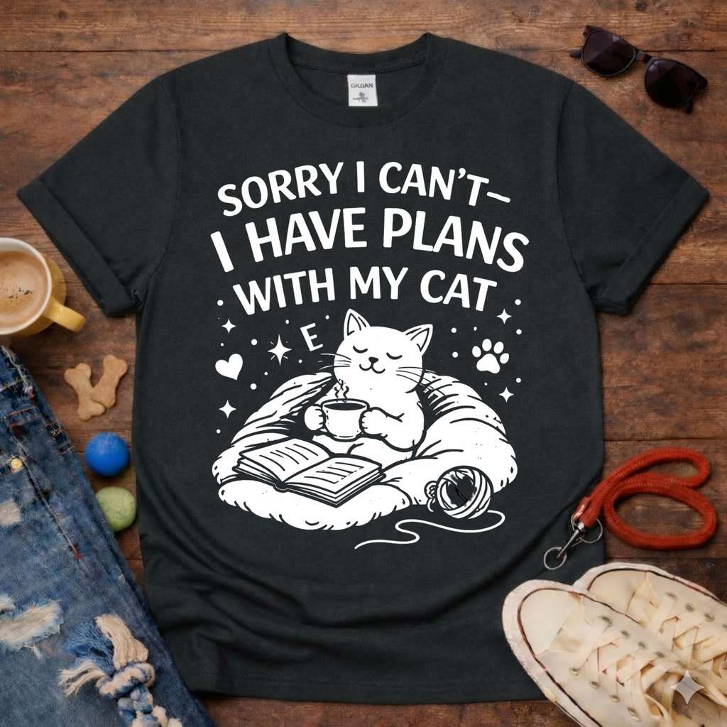 😺 I have plans with my cat T-Shirt 😺