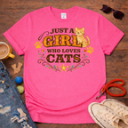Girls Who Loves Cats II T-Shirt