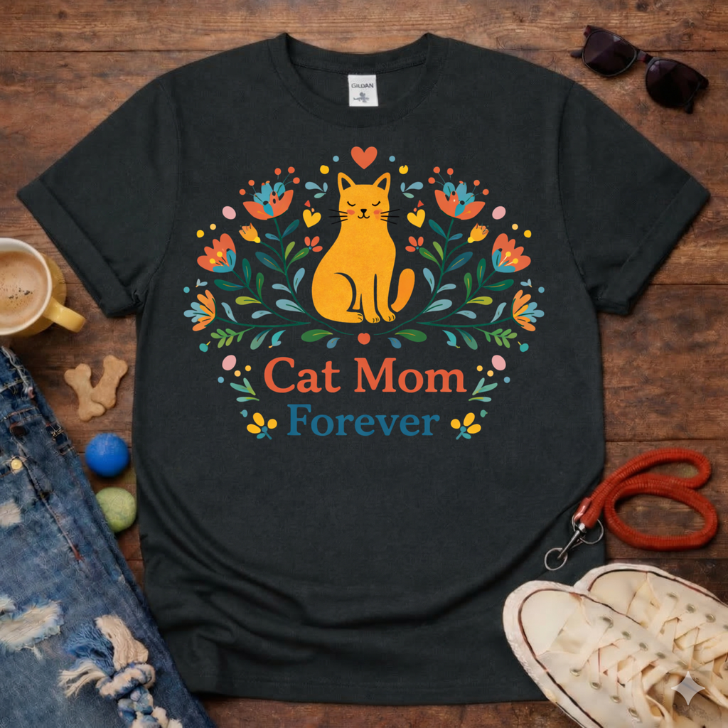 Cat Mom T-Shirt