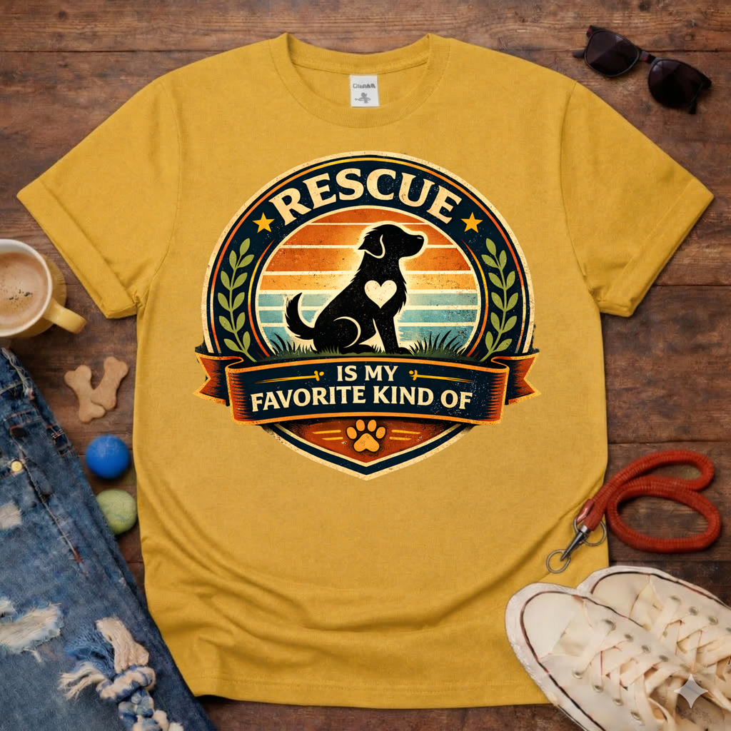 Rescue Is my Favorite T-Shirt❤️