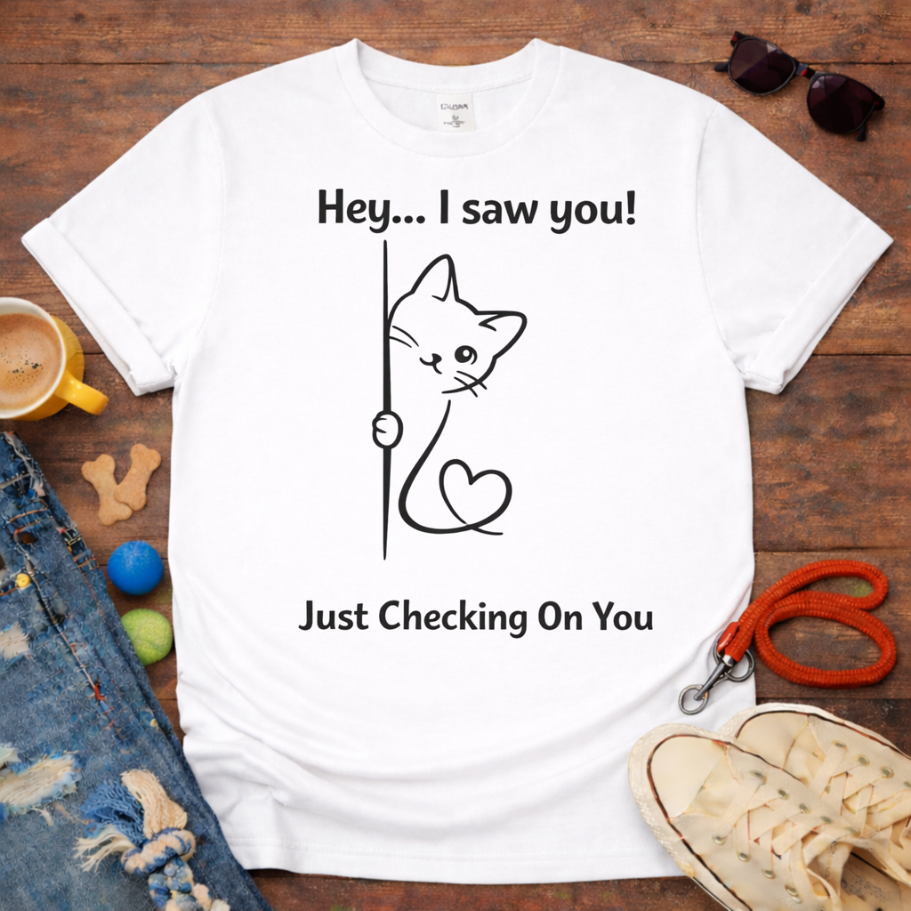 Winking cat T-Shirt