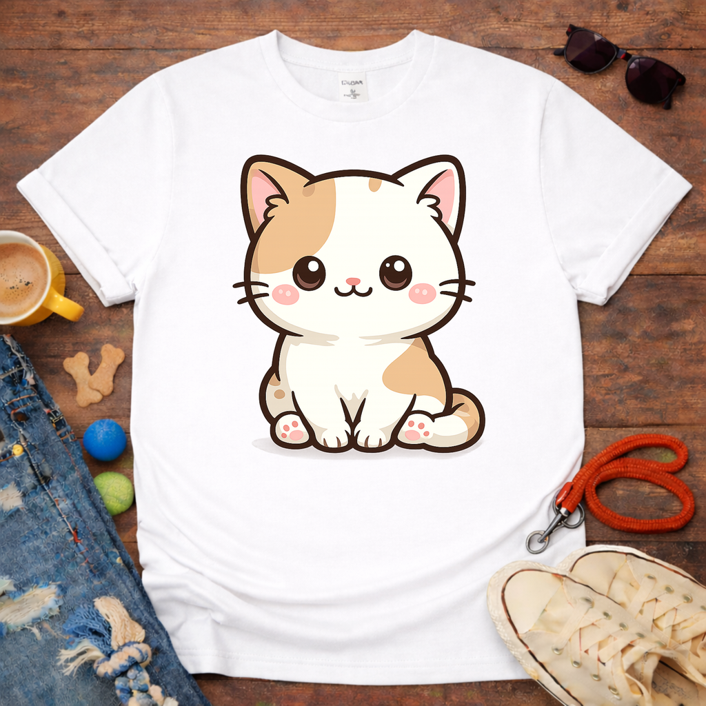 Kawaii cat T-shirt