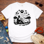 Dog and Me looking at the sun T-Shirt