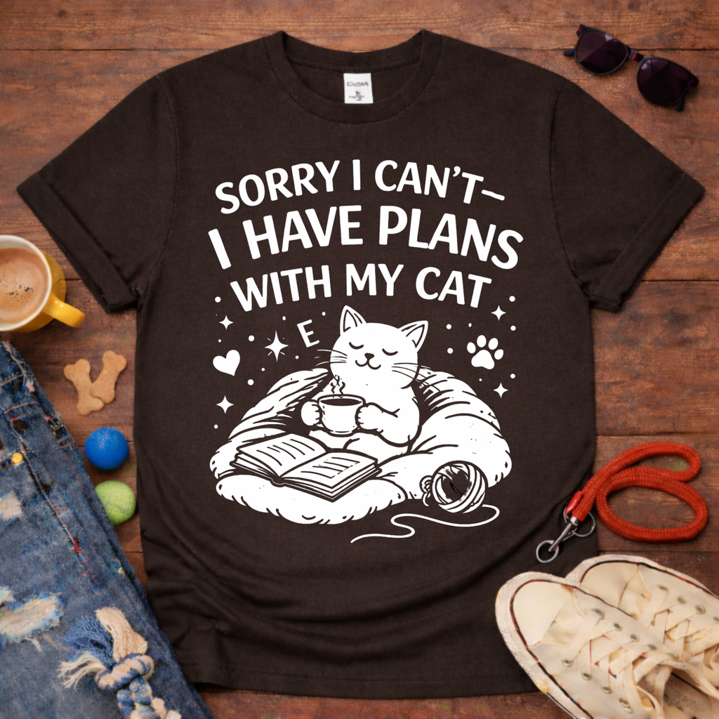 😺 I have plans with my cat T-Shirt 😺