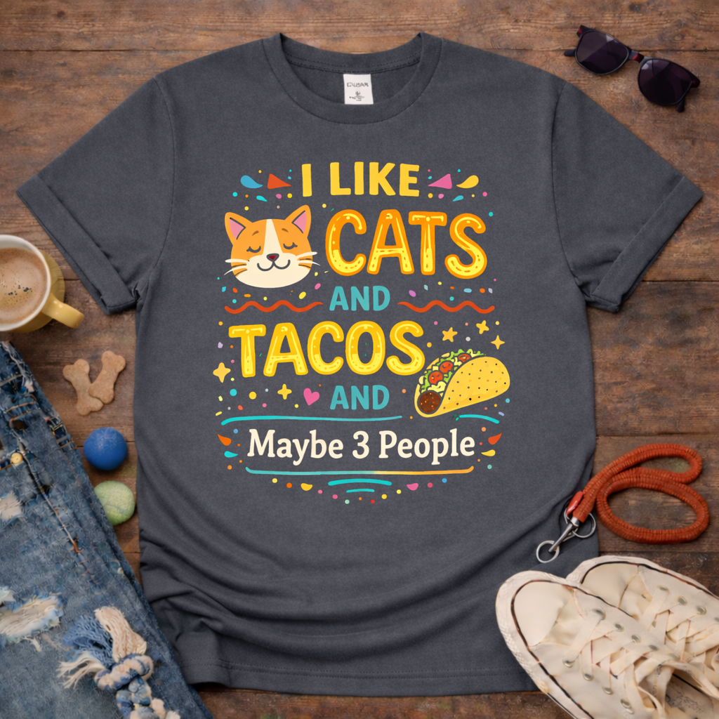 😻Love Cats and Tacos T-Shirt😻