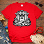 Dog in front of the door T-Shirt