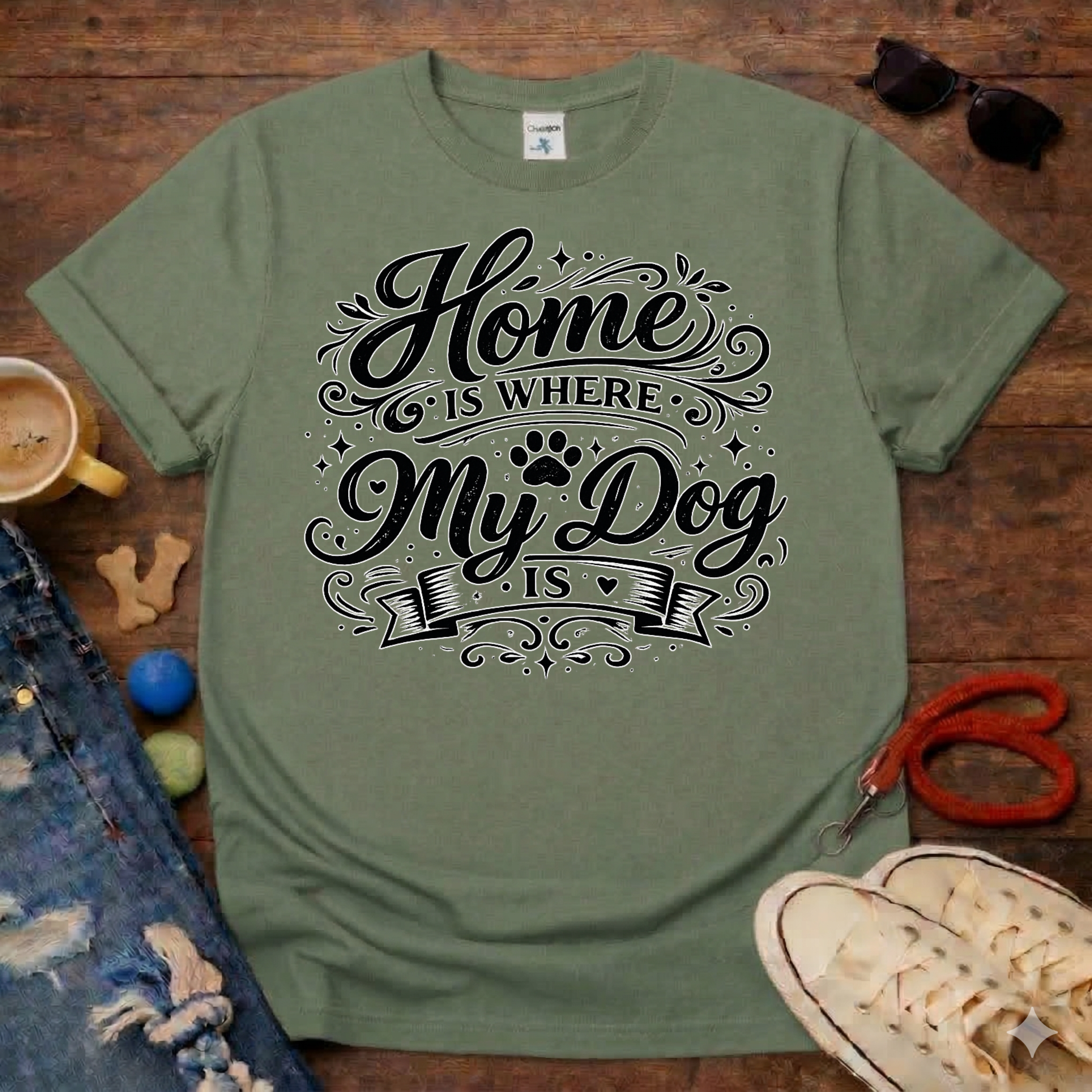 Home is where my dog is T-Shirt