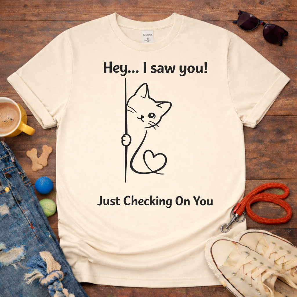 Winking cat T-Shirt
