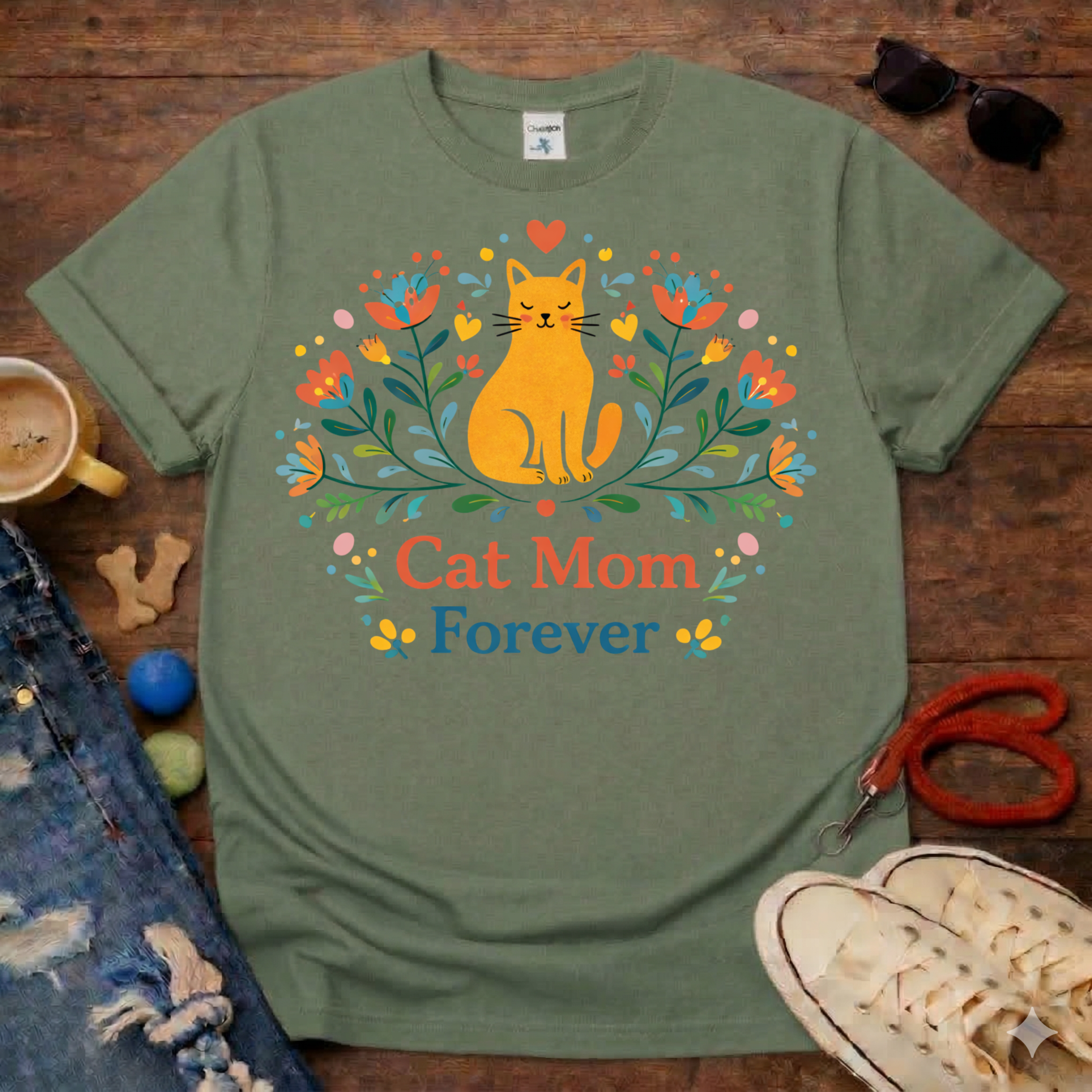 Cat Mom T-Shirt
