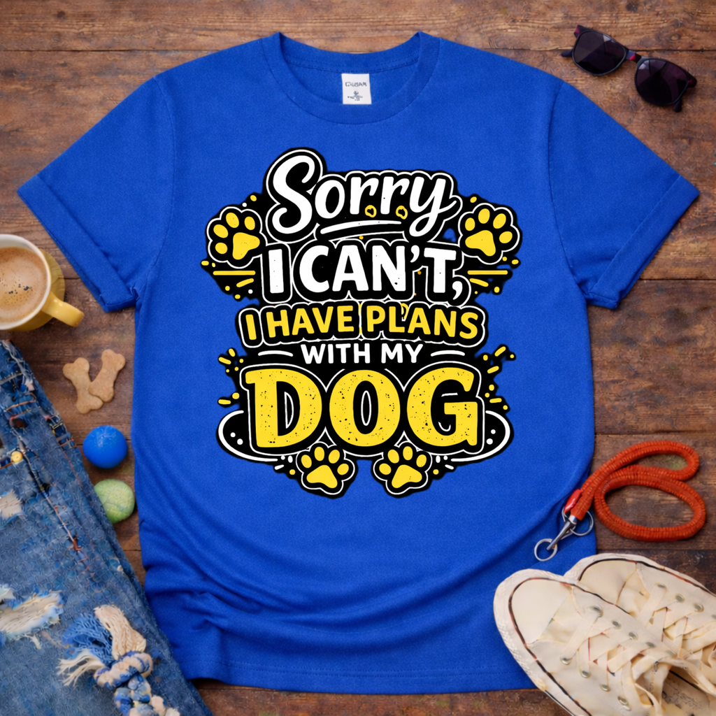 Plans with my dog T-Shirt