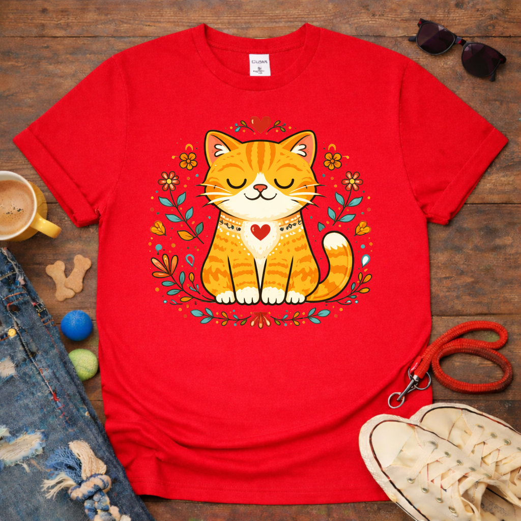 🌸Cute Flower Cat T-shirt🌸
