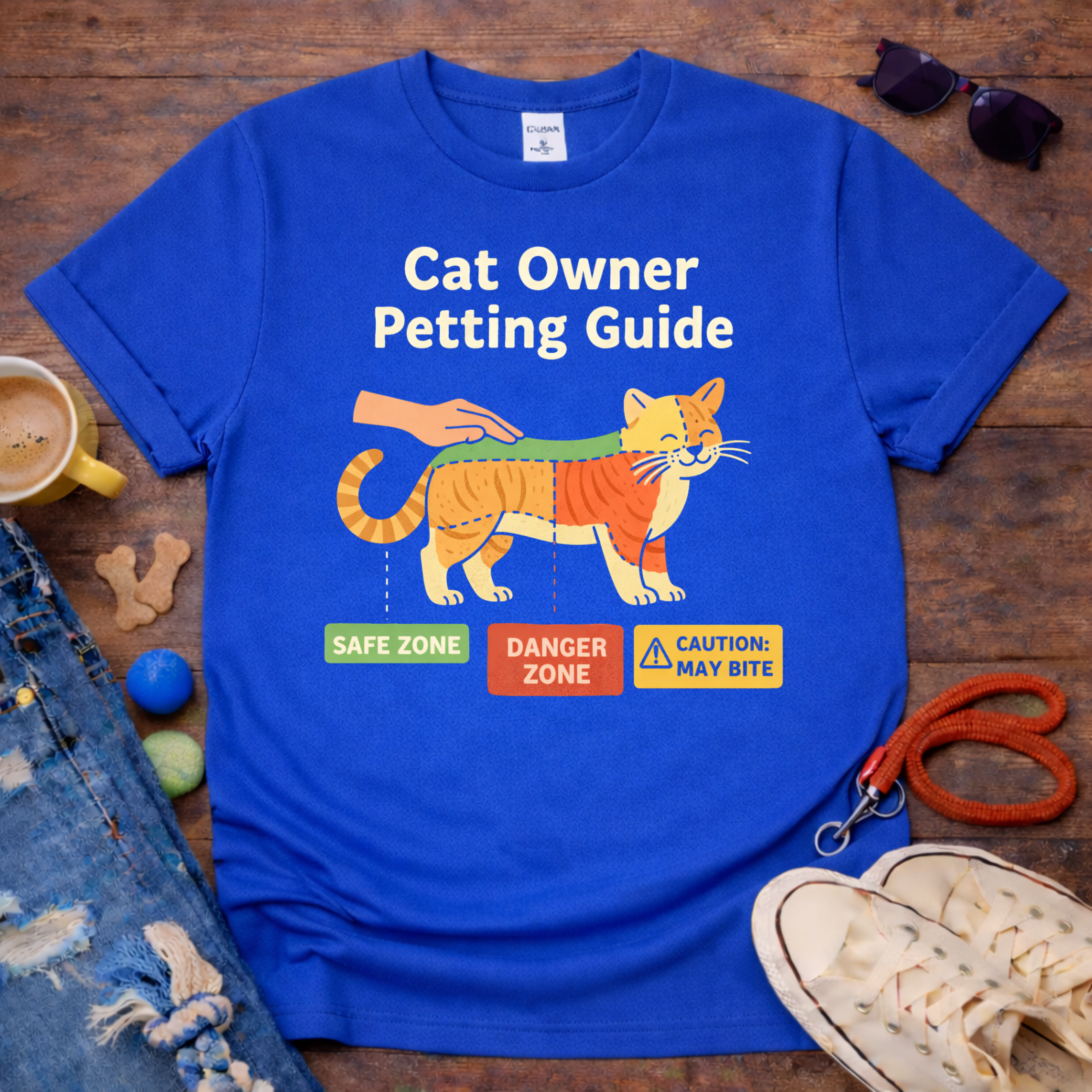 😻🌼Cat Petting Guide T-Shirt🌼😻