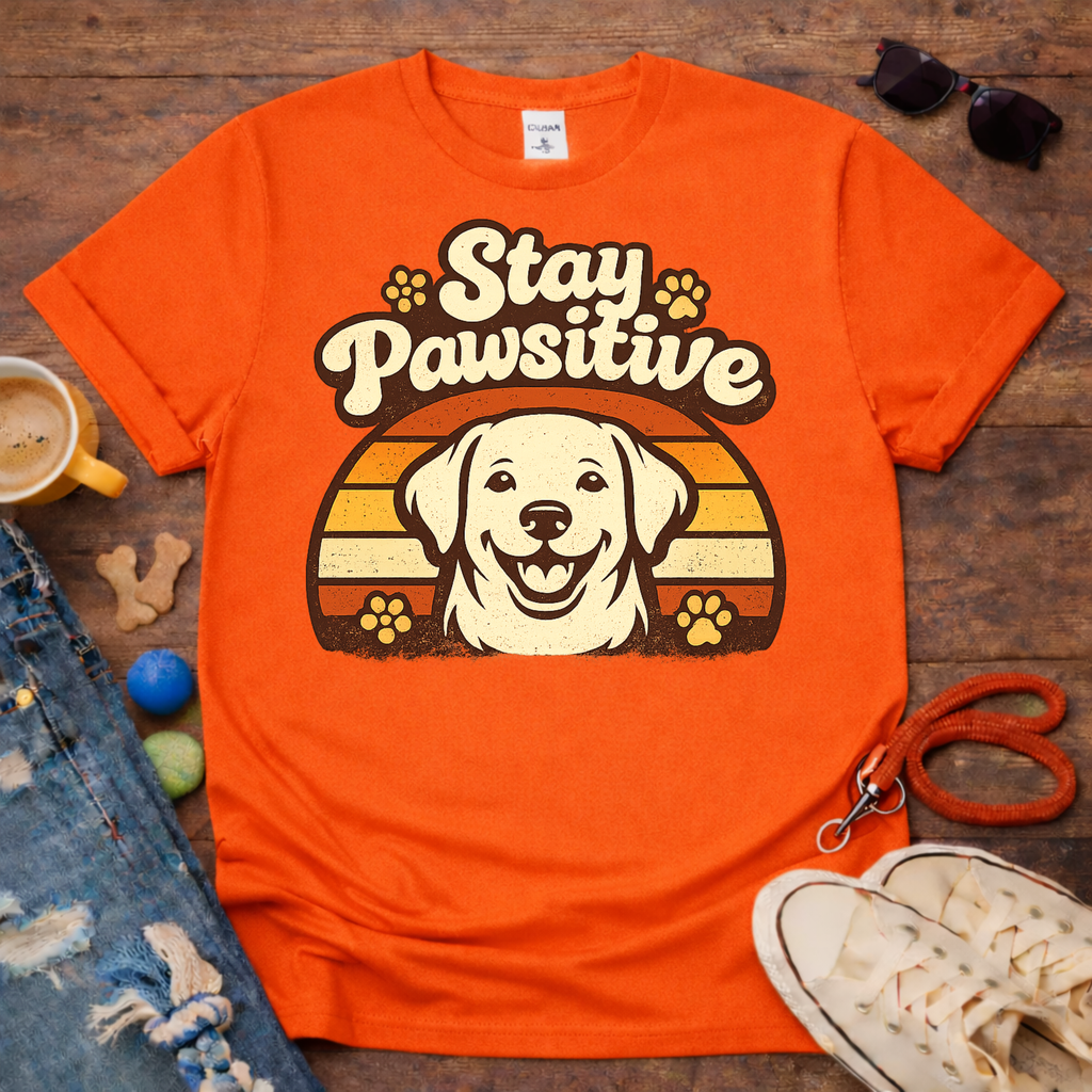 😊🐾Stay Pawsitive T-Shirt🐾😊