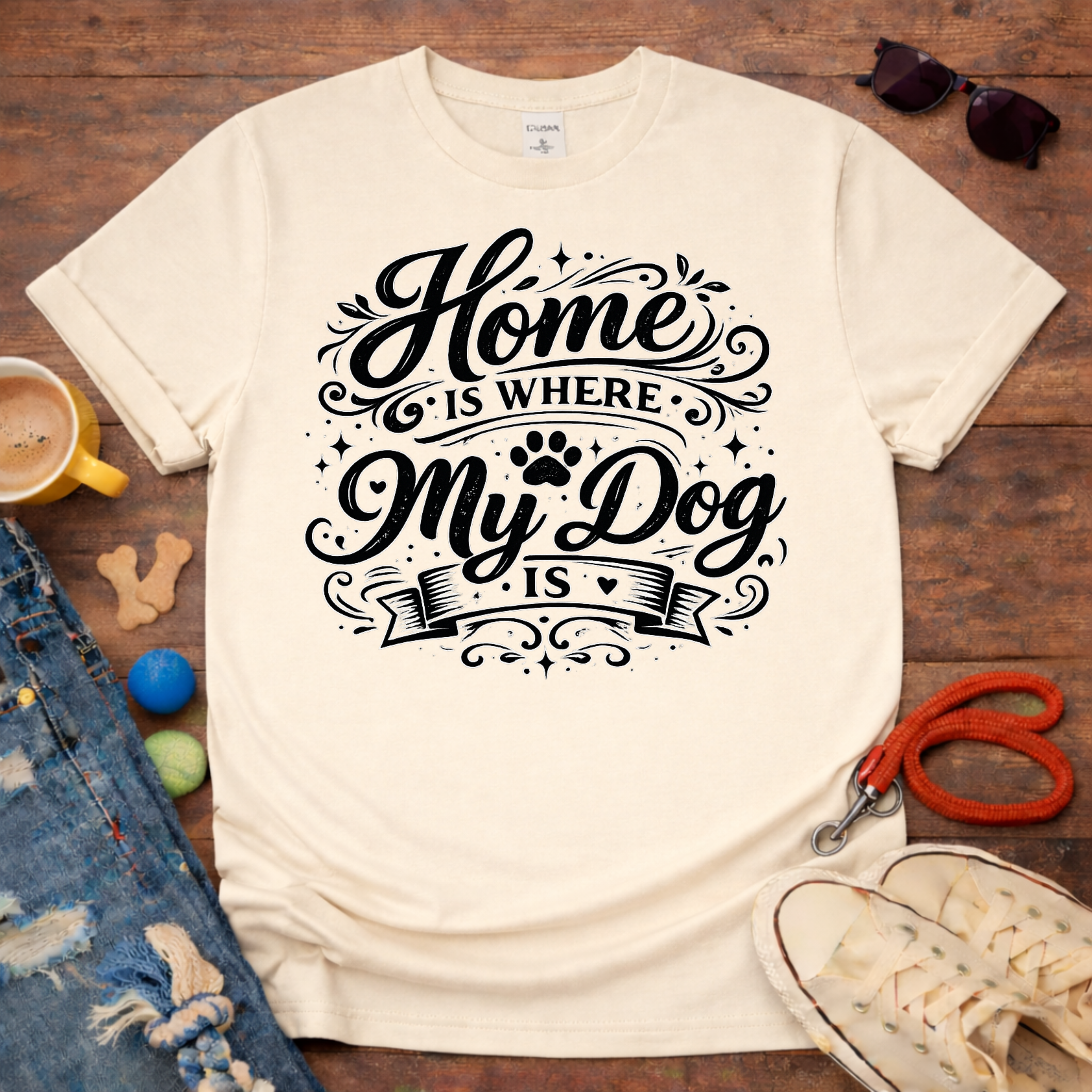 Home is where my dog is T-Shirt