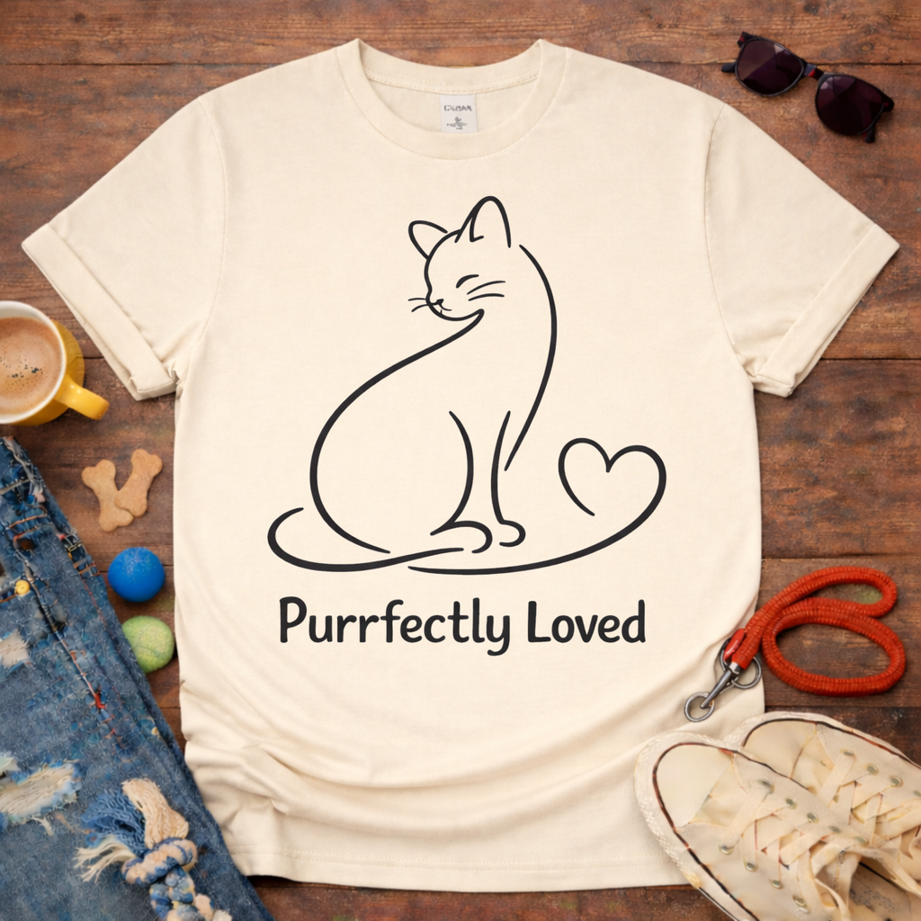 Single line Cat #2 T-shirt