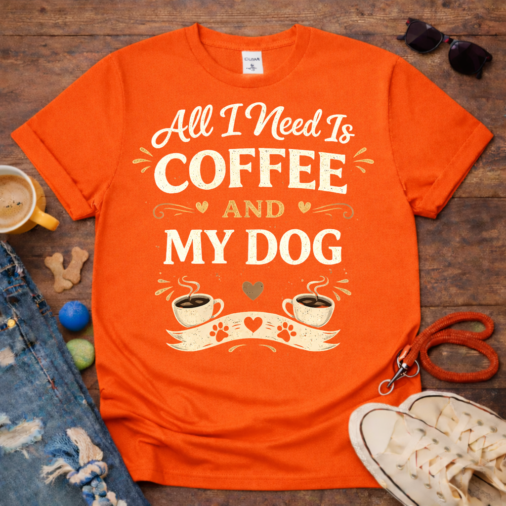 ❤️Coffee and My Dog T-Shirt❤️