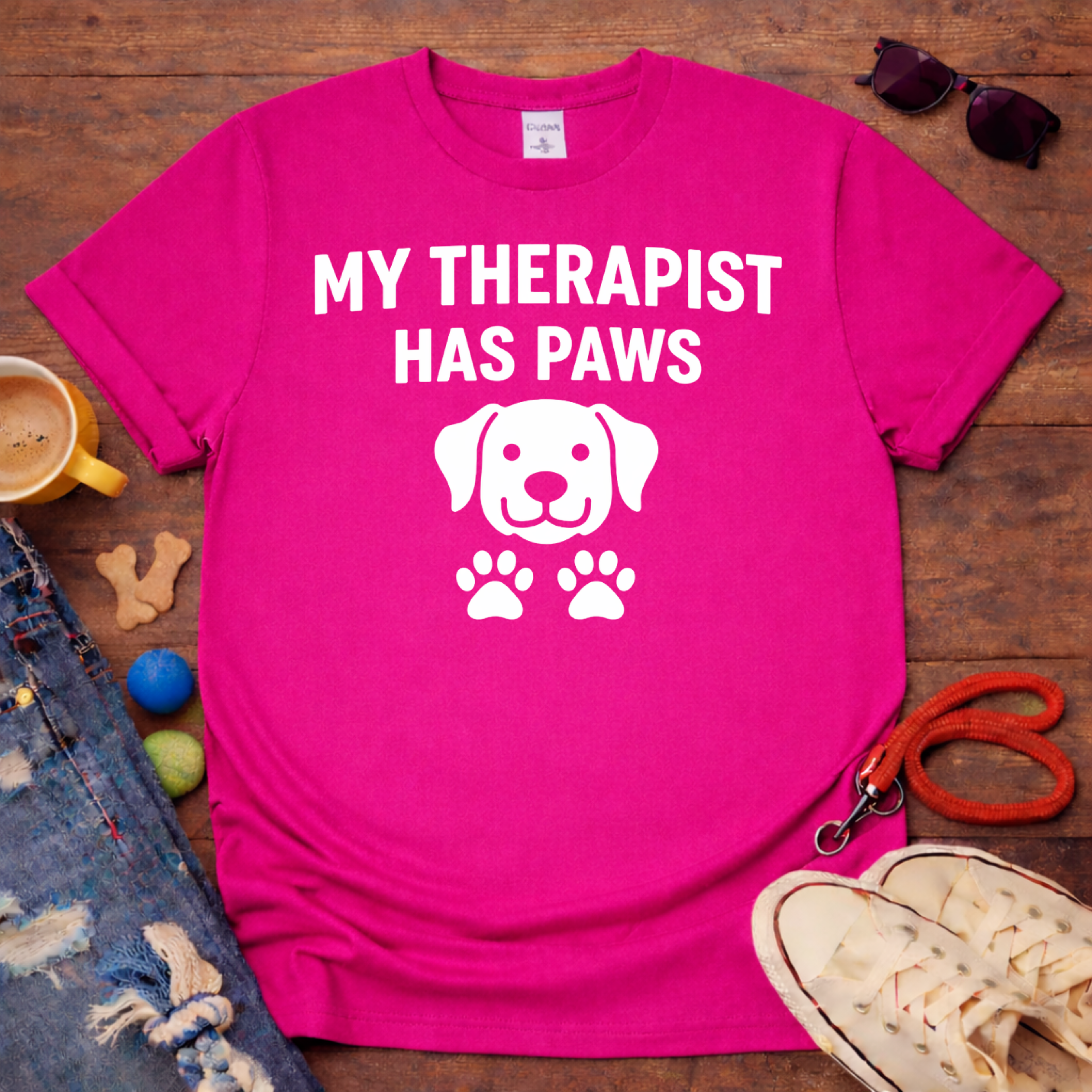My therapist has PawsT-Shirt