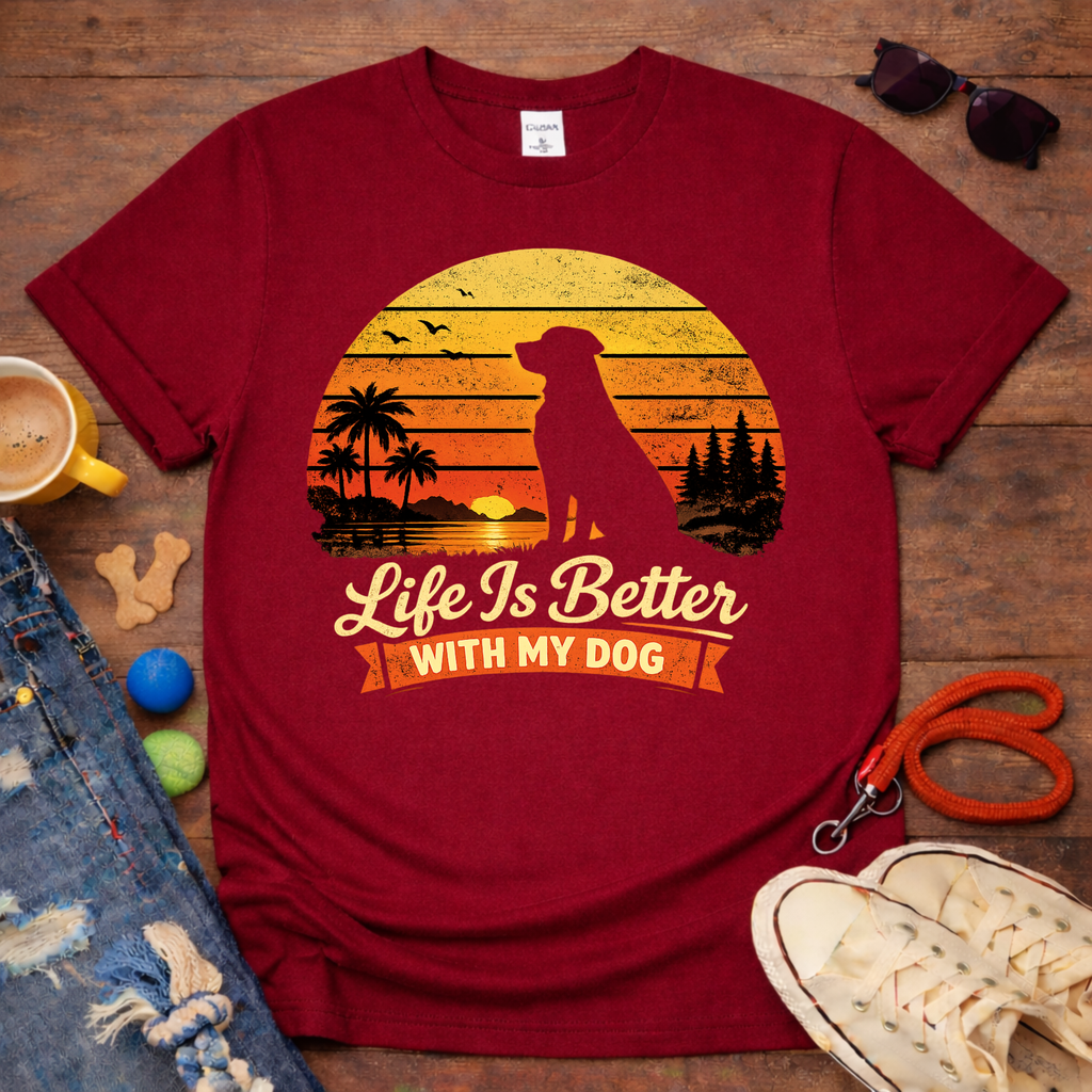 🐕 Life is Better with my Dog T-Shirt🐕