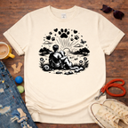 Dog and Me looking at the sun T-Shirt