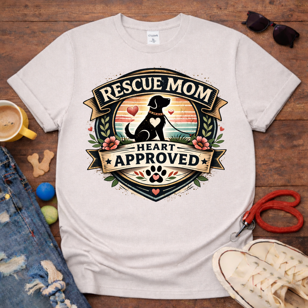 ❤️Rescue Mom and Love T-Shirt❤️